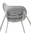 Tabouret de bar design gris en plastique Confetti