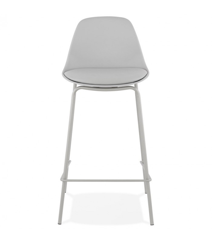 Tabouret de bar design gris en plastique Confetti Mini