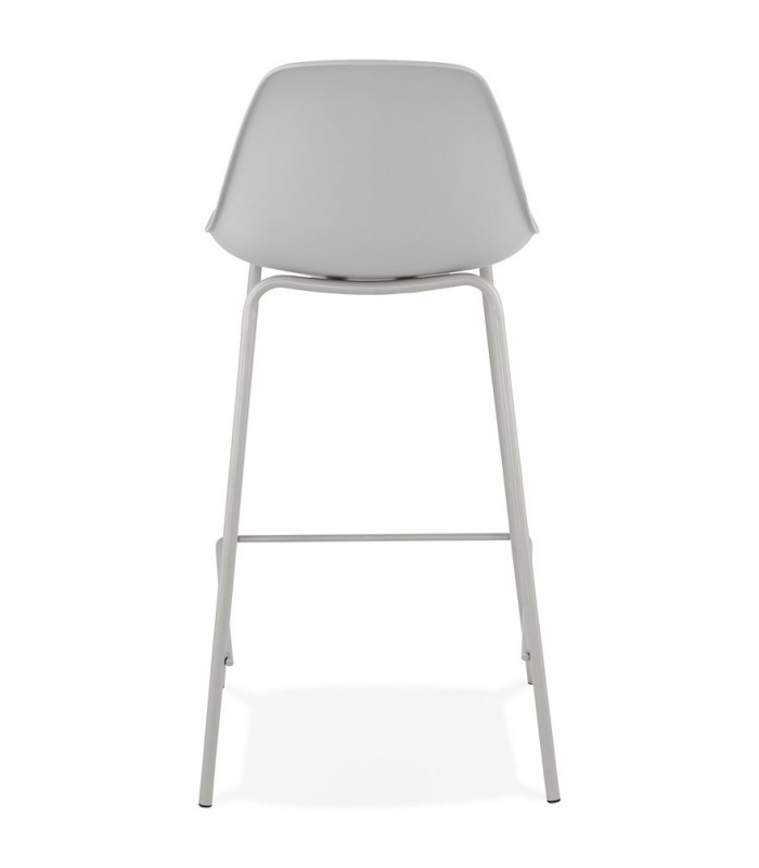 Tabouret de bar design gris en plastique Confetti Mini