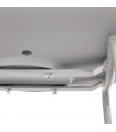 Tabouret de bar design gris en plastique Confetti Mini