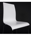 chaise design (non empilable) blanc en bois Boyer