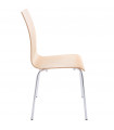 chaise design (non empilable) naturel en bois Boyer