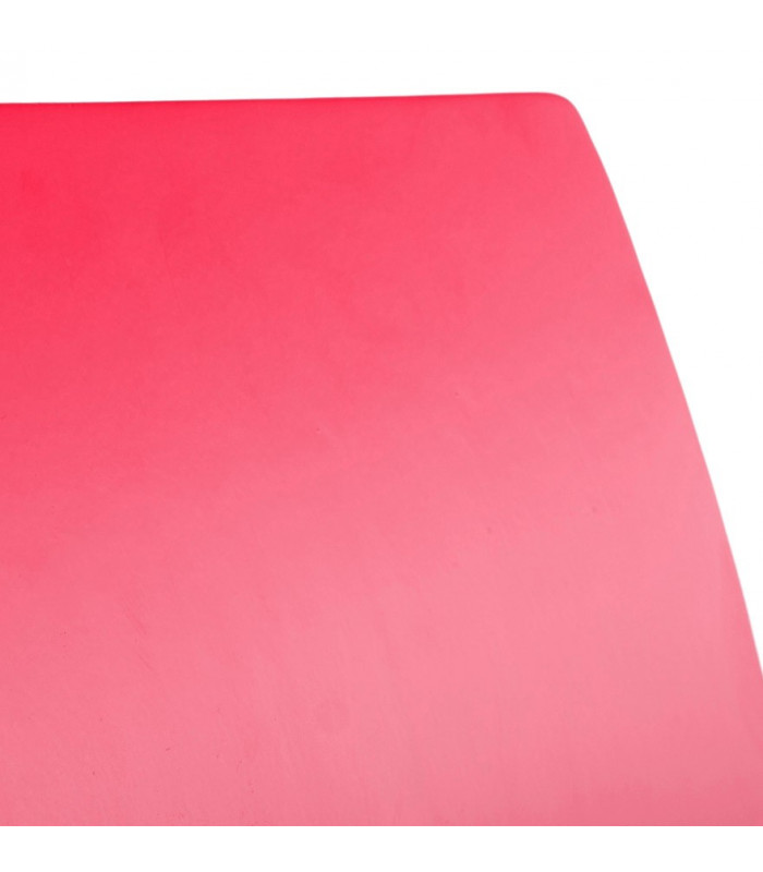 chaise design (non empilable) rouge en bois Boyer