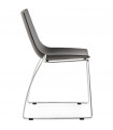 Chaise design noir en plastique Oxford