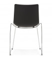 Chaise design noir en plastique Oxford