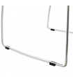 Chaise design blanc en plastique Oxford