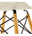 Chaise design blanc en plastique Nautical