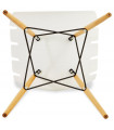 Chaise design blanc en plastique Nautical