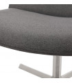 Chaise design gris foncé en tissu Arlow