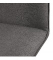 Chaise design gris foncé en tissu Arlow