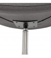 Chaise design gris foncé en tissu Arlow