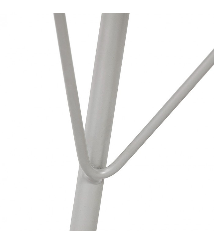 Chaise design gris en plastique Corvina