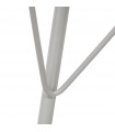 Chaise design gris en plastique Corvina