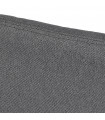Chaise design gris foncé en tissu Meera