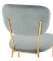 Chaise design gris en tissu Bodenn