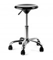 tabouret bas noir en plastique Alda