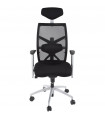 fauteuil de bureau noir en tissu Ice