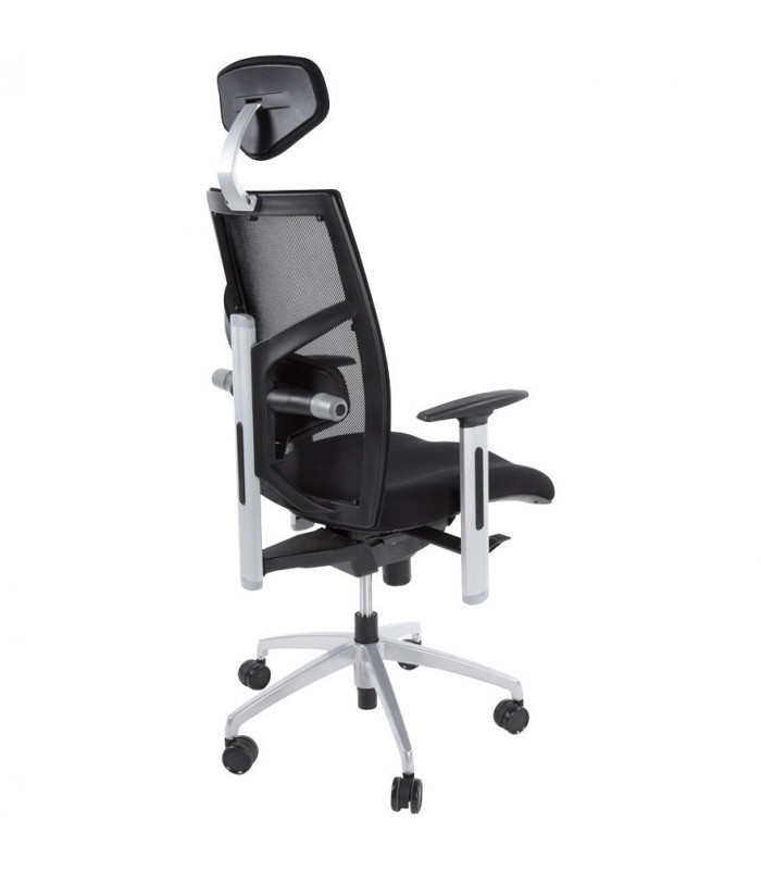 fauteuil de bureau noir en tissu Ice