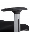 fauteuil de bureau noir en tissu Ice