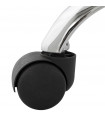 fauteuil de bureau noir en tissu Easton