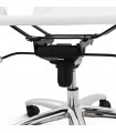 Fauteuil de bureau blanc en tissu Giamatti