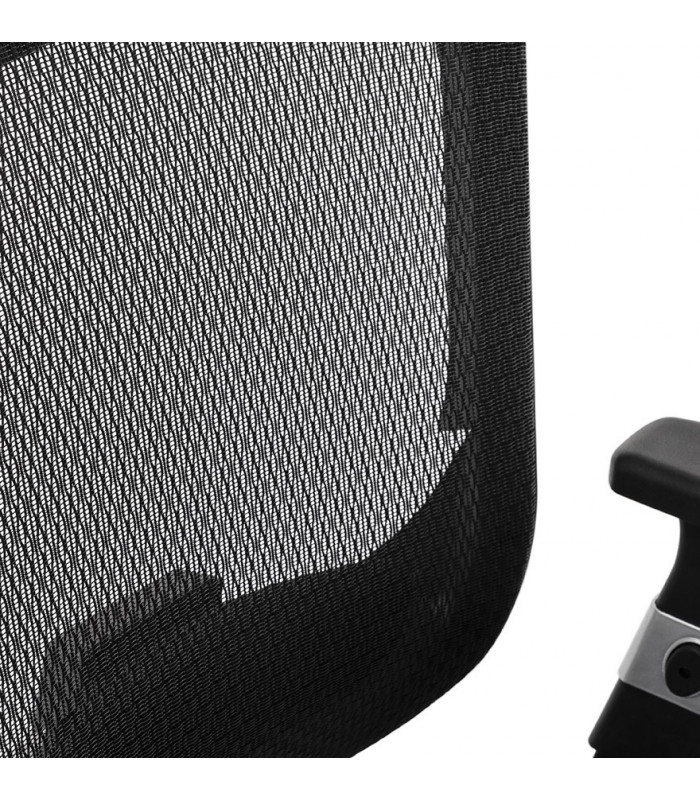 fauteuil de bureau noir en tissu Fargo