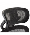 fauteuil de bureau noir en tissu Fargo
