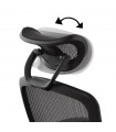 fauteuil de bureau noir en tissu Fargo