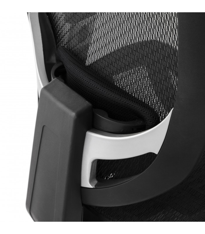 fauteuil de bureau noir en tissu Fargo