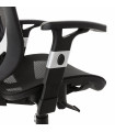 fauteuil de bureau noir en tissu Fargo