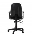 fauteuil de bureau noir en tissu Amphi