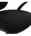 fauteuil de bureau noir en tissu Amphi