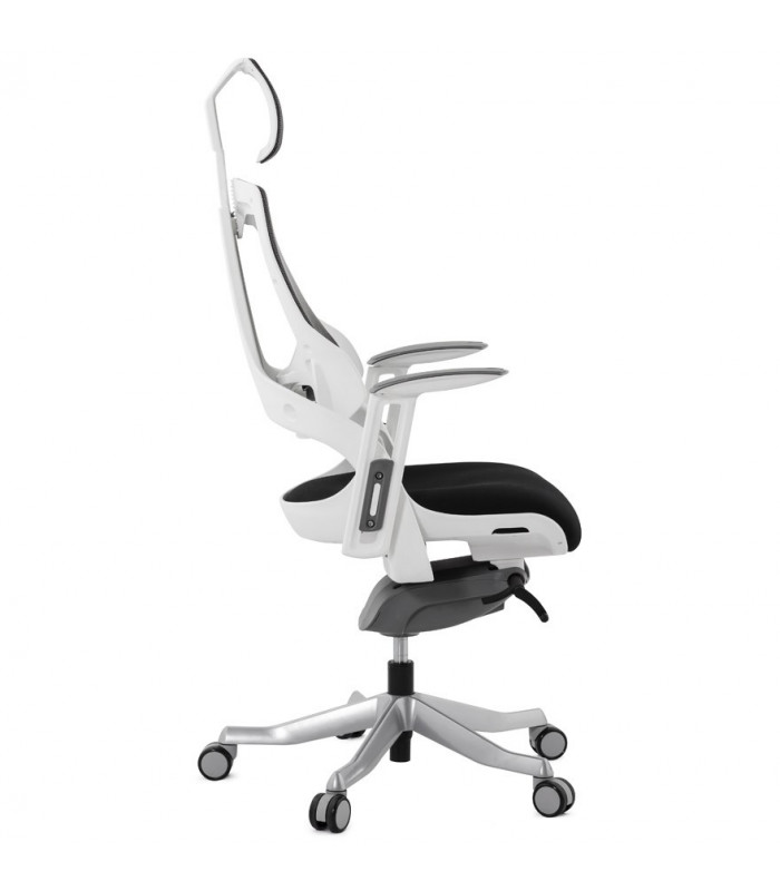 fauteuil de bureau noir en tissu Marlena