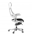 fauteuil de bureau noir en tissu Marlena
