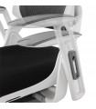 fauteuil de bureau noir en tissu Marlena