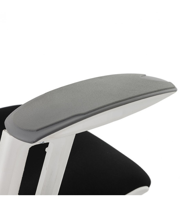 fauteuil de bureau noir en tissu Marlena