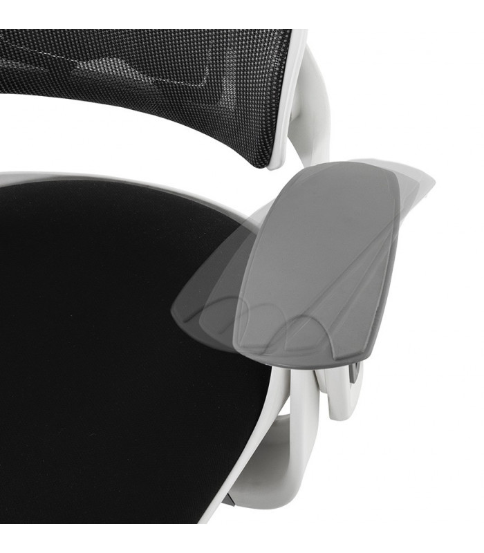 fauteuil de bureau noir en tissu Marlena