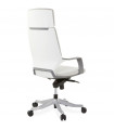 Fauteuil de bureau gris en tissu Agate