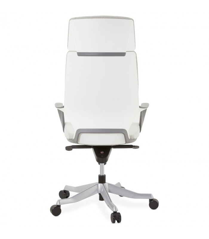 Fauteuil de bureau gris en tissu Agate