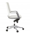 Fauteuil de bureau gris en tissu Agate