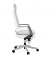 Fauteuil de bureau gris en tissu Agate