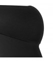 Fauteuil de bureau noir en tissu Melody