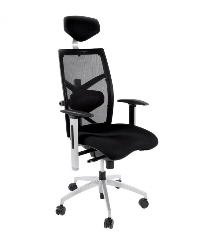fauteuil de bureau noir en tissu Ice