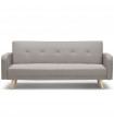 Canapé design gris clair en tissu Haughton