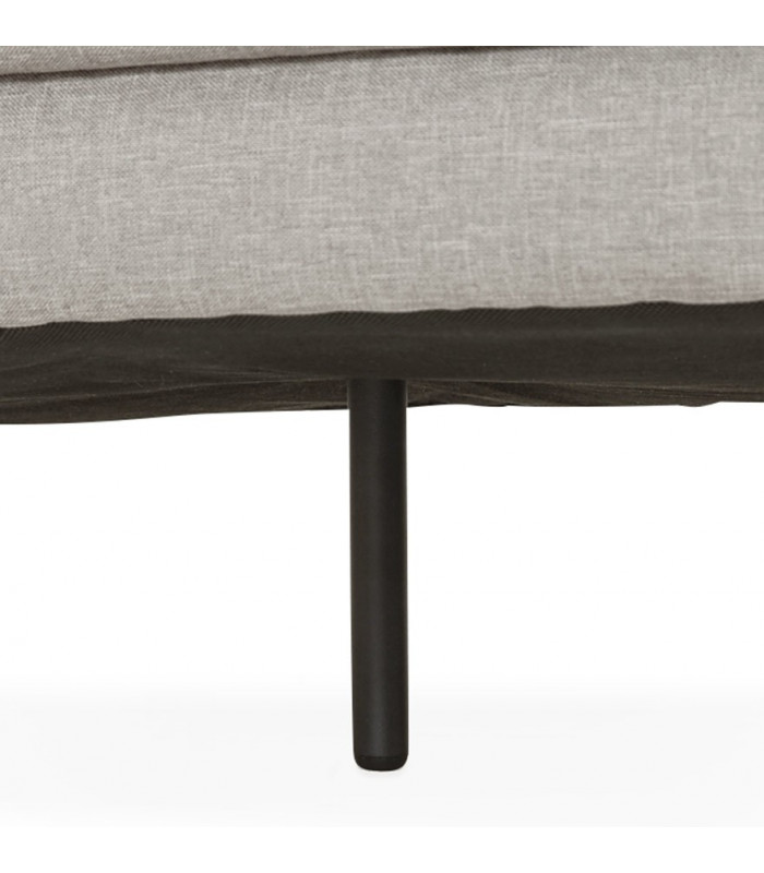 Canapé design gris clair en tissu Haughton
