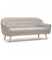 Canapé design gris clair en tissu Altum