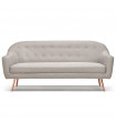 Canapé design gris clair en tissu Altum