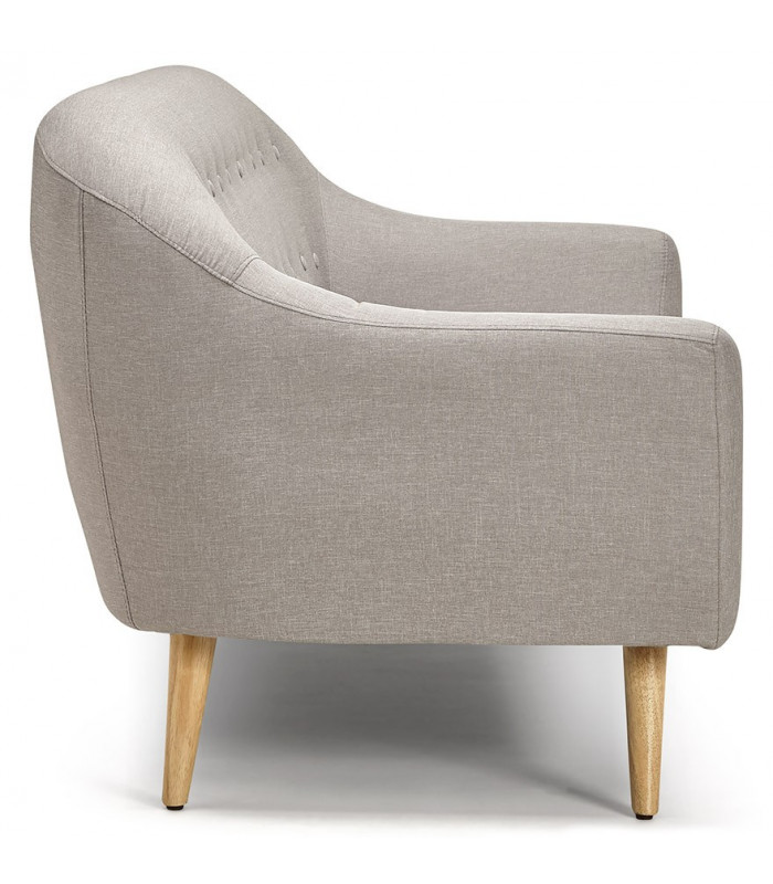 Canapé design gris clair en tissu Altum