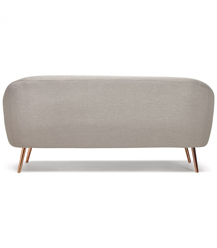 Canapé design gris clair en tissu Altum