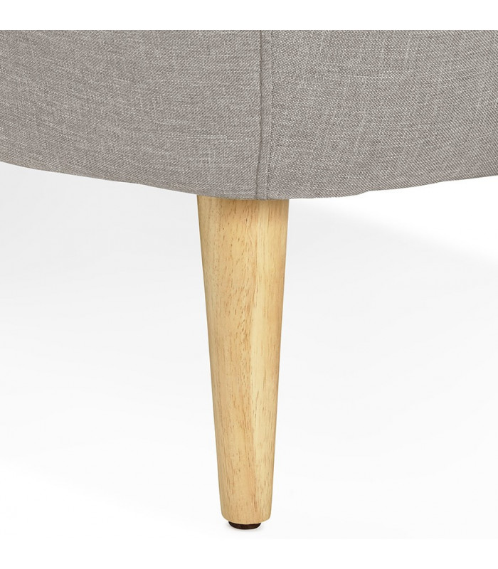 Canapé design gris clair en tissu Altum